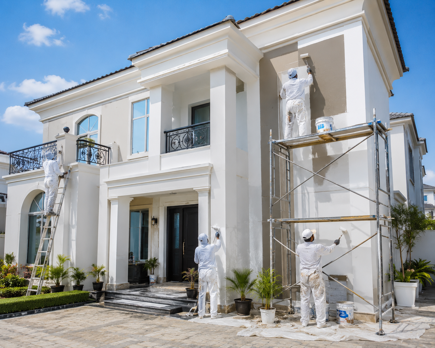 Luxury Villa Painting